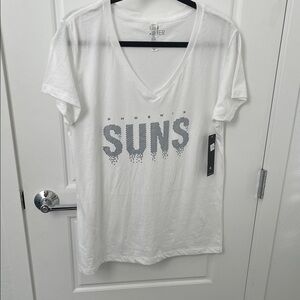NWT G3 4 Her Phoenix Suns women’s short sleeve v-neck white  Size 2XL runs small